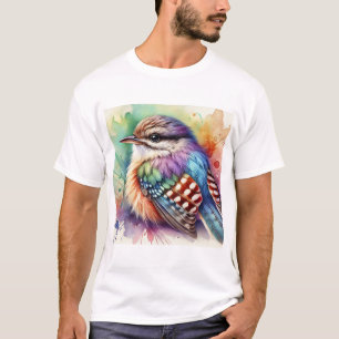 Camiseta Eurilaimo Bird 200824AREF103 - Watercolor