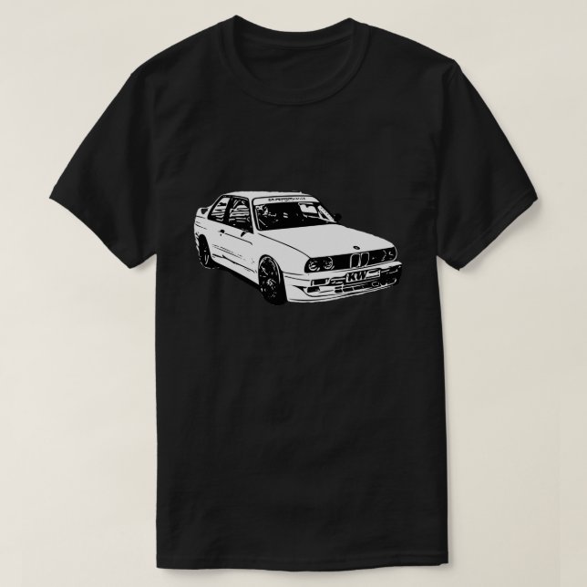 Camiseta Euro de BMW EDM de la imagen del vector (Diseño del anverso)