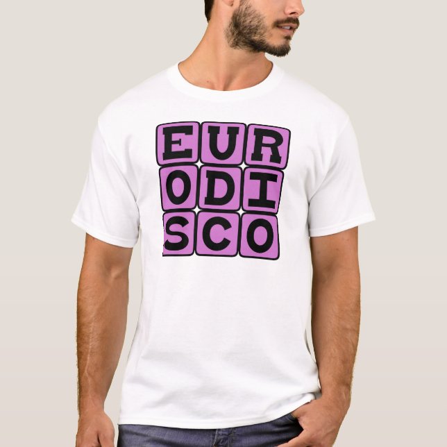 Camiseta Euro Disco, Género Musical (Anverso)