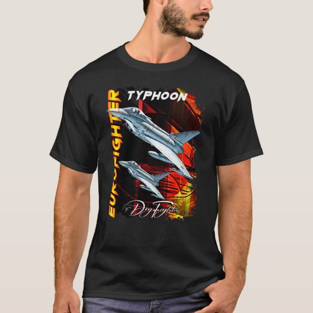 Camiseta Eurofighter tifón avión de combate europeo (Anverso)