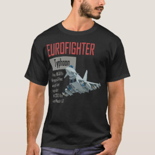 Camiseta Eurofighter tifón de avión de combate británico