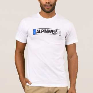 Camiseta Euromatrícula alpina del blanco II