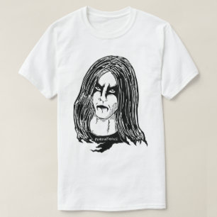Camiseta Euronymous Make Up Face