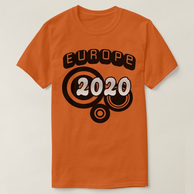 CAMISETA EUROPA (Diseño del anverso)