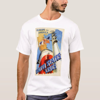 Camiseta Europa a América ~ Líneas de Estados Unidos