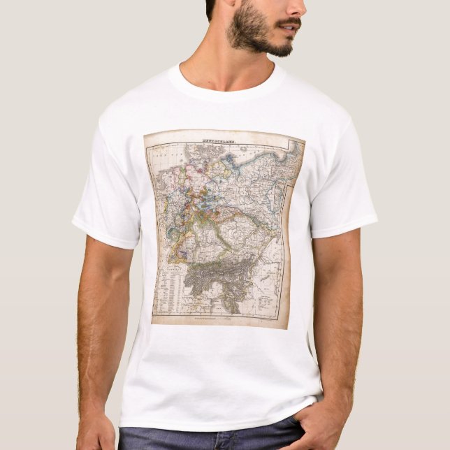 Camiseta Europa, Alemania, Austria (Anverso)
