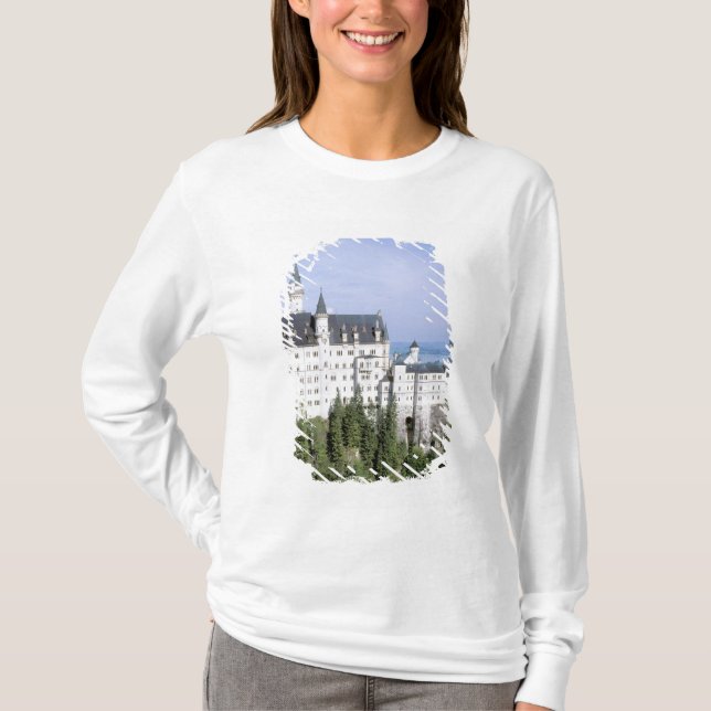Camiseta Europa, Alemania, Castillo de Neuschwanstein, cons (Anverso)