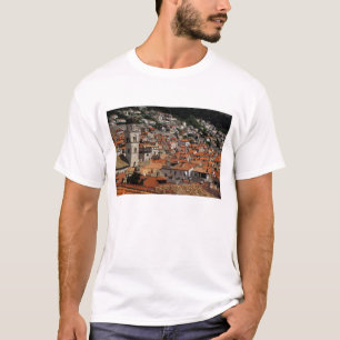 Camiseta Europa, Croacia. Ciudad amurallada medieval de
