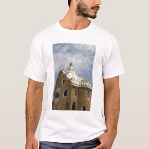 Camiseta Europa, España, Catalunya, Barcelona. Parque Güell