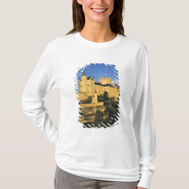 Camiseta Europa, España, Segovia. El imponente Alcázar, (Anverso)
