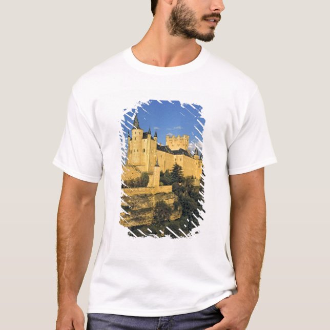 Camiseta Europa, España, Segovia. El imponente Alcázar, (Anverso)