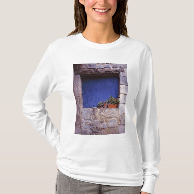 Camiseta Europa, Francia, Cereste. Una puerta azul añade co (Anverso)