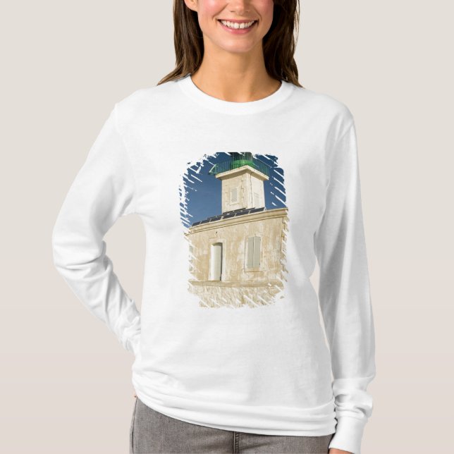 Camiseta Europa, Francia, Córcega, Isla Roja. Faro (Anverso)
