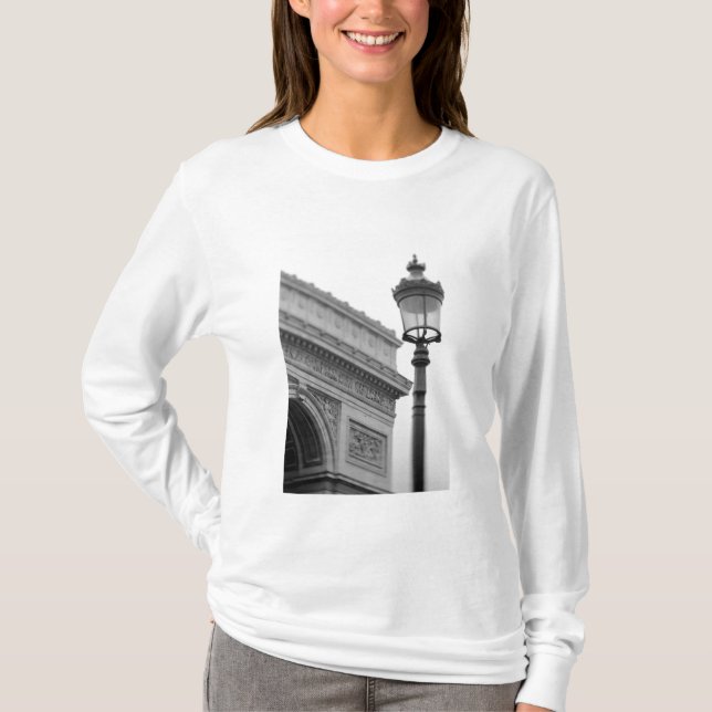 Camiseta Europa, Francia, París. Arc de Triomphe y (Anverso)