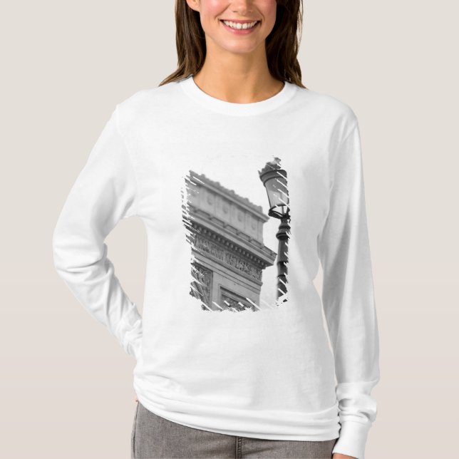 Camiseta Europa, Francia, París. Arc de Triomphe y (Anverso)
