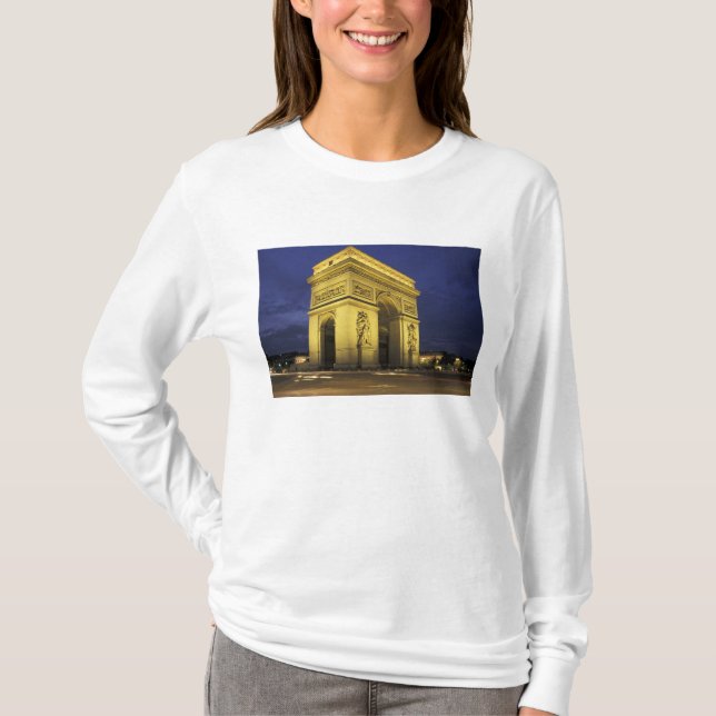 Camiseta Europa, Francia, París. Arco de Triunfo (Anverso)