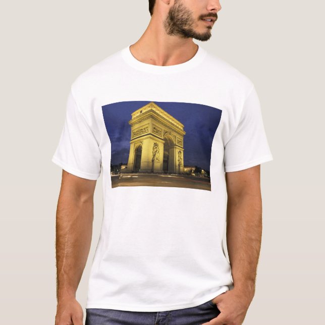 Camiseta Europa, Francia, París. Arco de Triunfo (Anverso)