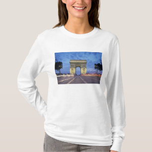Camiseta Europa, Francia, París. El Arco del Triunfo visto