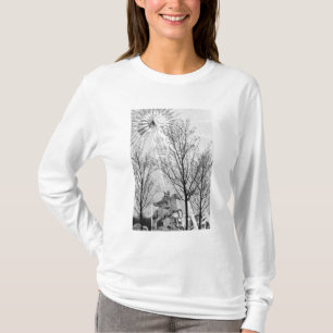 Camiseta Europa, Francia, París. Estatua y rueda de la fort