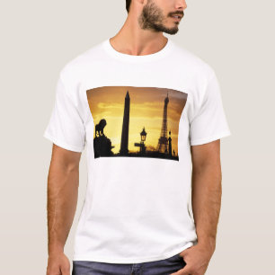 Camiseta Europa, Francia, París, Plaza de la Concordia.