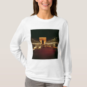 Camiseta Europa, Francia, París. Tráfico vespertino apresur