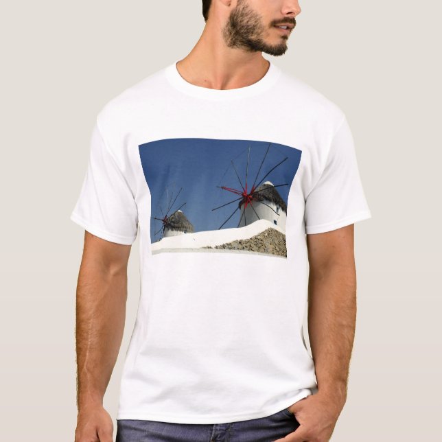 Camiseta Europa, Grecia, Mykonos. (Anverso)