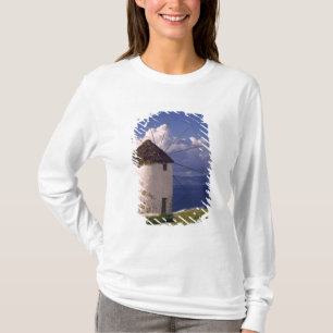 Camiseta Europa, Grecia, Mykonos. Un blanco impresionante