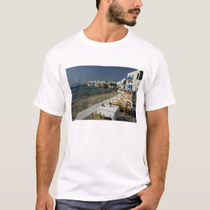 Camiseta Europa, Grecia, Mykonos. Vistas del litoral