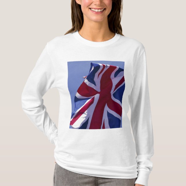 Camiseta Europa, Inglaterra, bandera británica (Anverso)