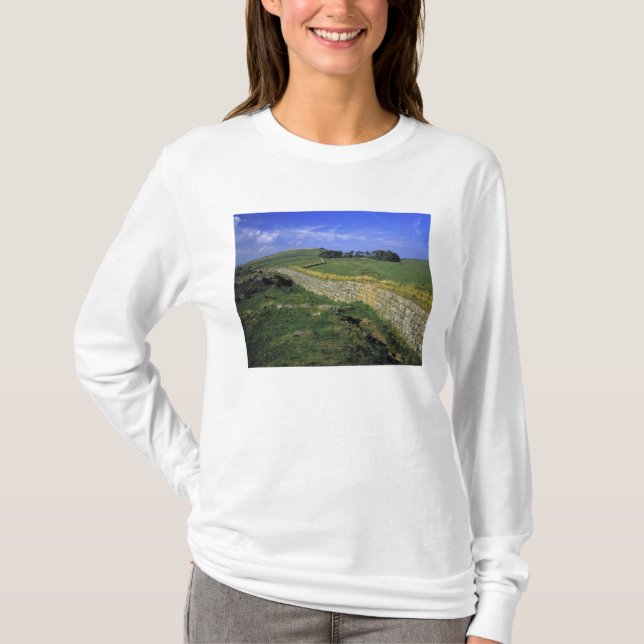 Camiseta Europa, Inglaterra, Muralla de Adriano. Las piedra (Anverso)