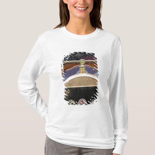 Camiseta Europa, Irlanda, Dublín. Coche antiguo, Blanco 2 (Anverso)