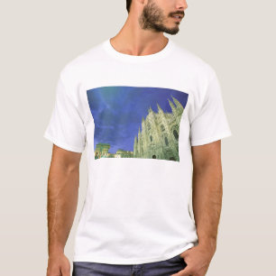 Camiseta Europa, Italia, Lombardia, Milán. El Duomo,