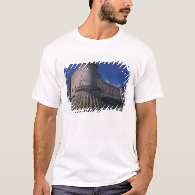 Camiseta Europa, Italia, Nápoles, Castillo Nuovo (Anverso)