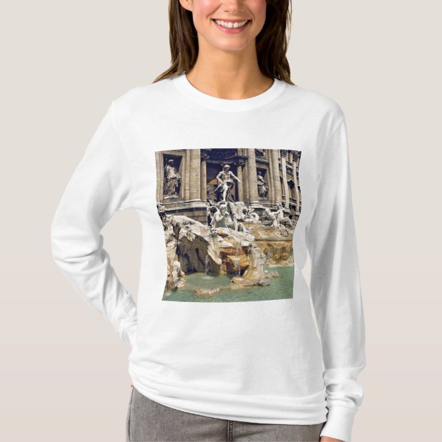 Camiseta Europa, Italia, Roma. Las monedas ensucian la part (Anverso)