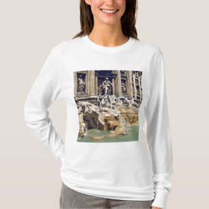 Camiseta Europa, Italia, Roma. Monedas cubren el fondo de