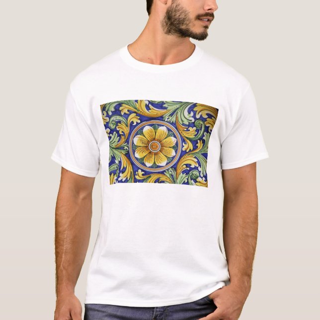 Camiseta Europa, Italia, Sicilia, Taormina. Tradicional 4 (Anverso)