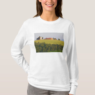 Camiseta Europa; Italia; Toscana, Capilla en la Colina