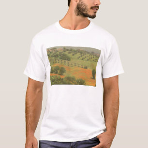 Camiseta Europa, Italia, Toscana, Val D'Orcia, Monte
