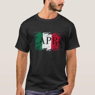 Camiseta Europa Italia Viajes de vacaciones Bandera italian