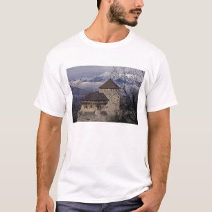 Camiseta Europa, Liechtenstein, Vaduz. Castillo de Vaduz,