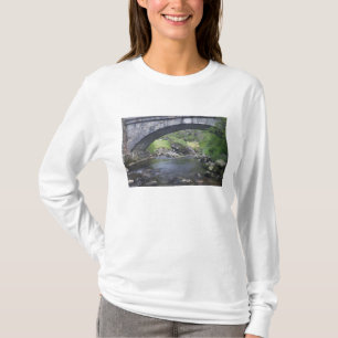 Camiseta Europa, Noruega. Puente de piedra en ruta a Bergen
