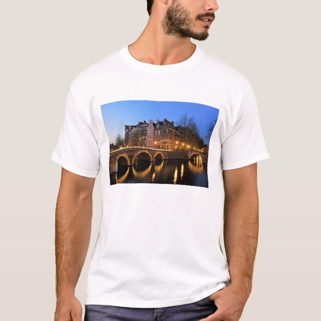 Camiseta Europa, Países Bajos, Holanda, Amsterdam, (Anverso)