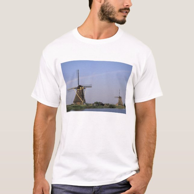 Camiseta Europa, Países Bajos, Zuid Holland, Kinderdijk. (Anverso)