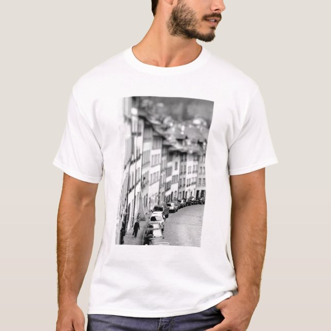Camiseta Europa, Suiza, Berna. Edificios de la Ciudad Vieja (Anverso)