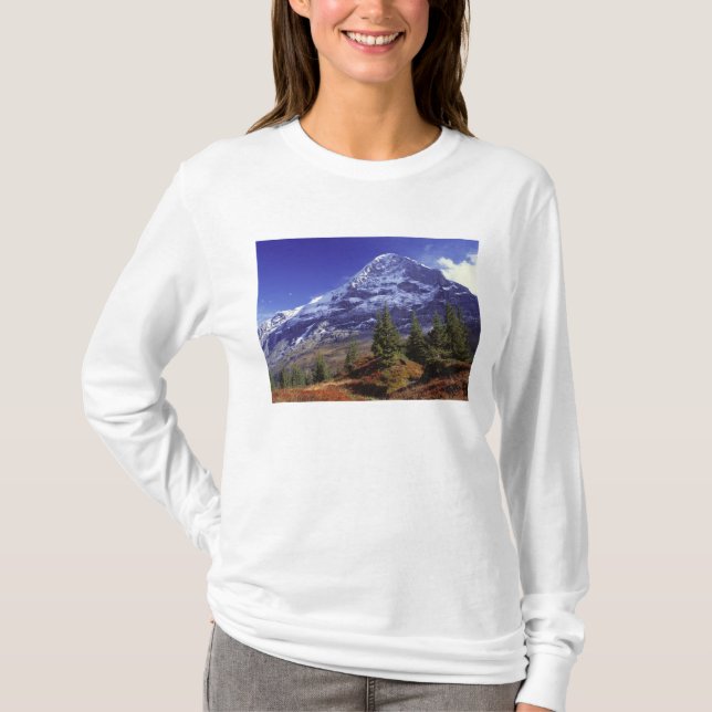 Camiseta Europa, Suiza, Eiger. Abundan los colores de otoño (Anverso)