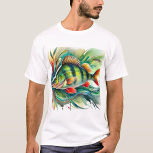 Camiseta European perch 120924AREF101 - Watercolor