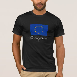 Camiseta Europeo con la bandera de la UE