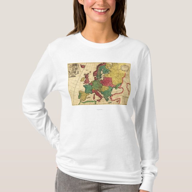 Camiseta EuropePanoramic MapEurope (Anverso)