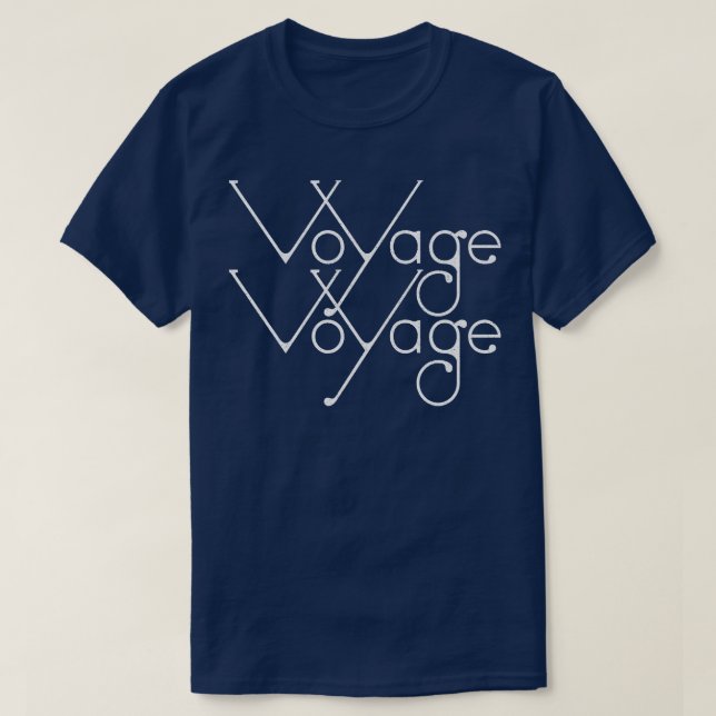 Camiseta EuroPop de Voyage incansable 80 (Diseño del anverso)