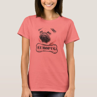 Camiseta Europug Brutal Face Ladies Ringer T-Shirt
